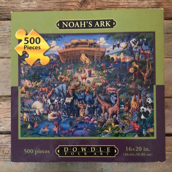 NEW SEALED Noah’s Ark 500 Piece Puzzle, With Animals For Family. - Picture 1 of 4
